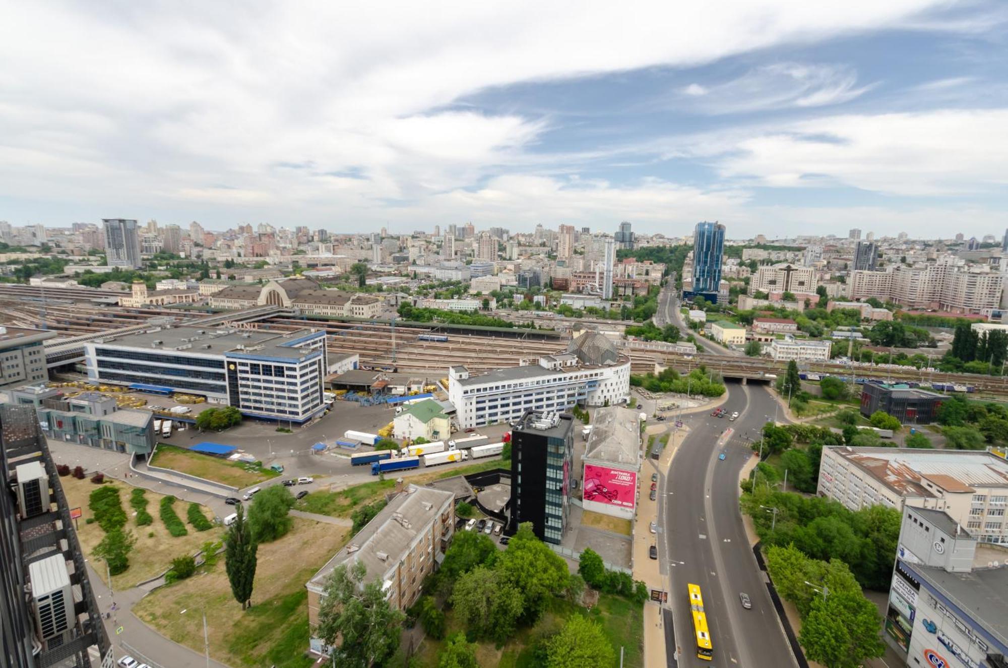 Hotel Kyiv View Railway Station Exterior foto